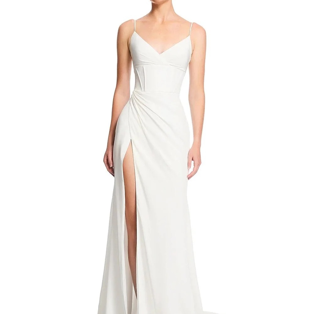 Chosen by KYHA Saler Spaghetti Strap Wedding Dress | Modern Designer Bridal Gown